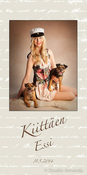 Kortin koko 10x20 cm. Hinta: 12e/ensimmainen, 4e/seuraavat kpl:t samasta kuvasta